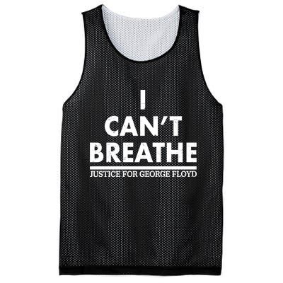 I Can't Breathe Justice For George Floyd Support BLM Mesh Reversible Basketball Jersey Tank