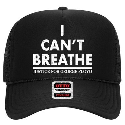 I Can't Breathe Justice For George Floyd Support BLM Trucker Hat