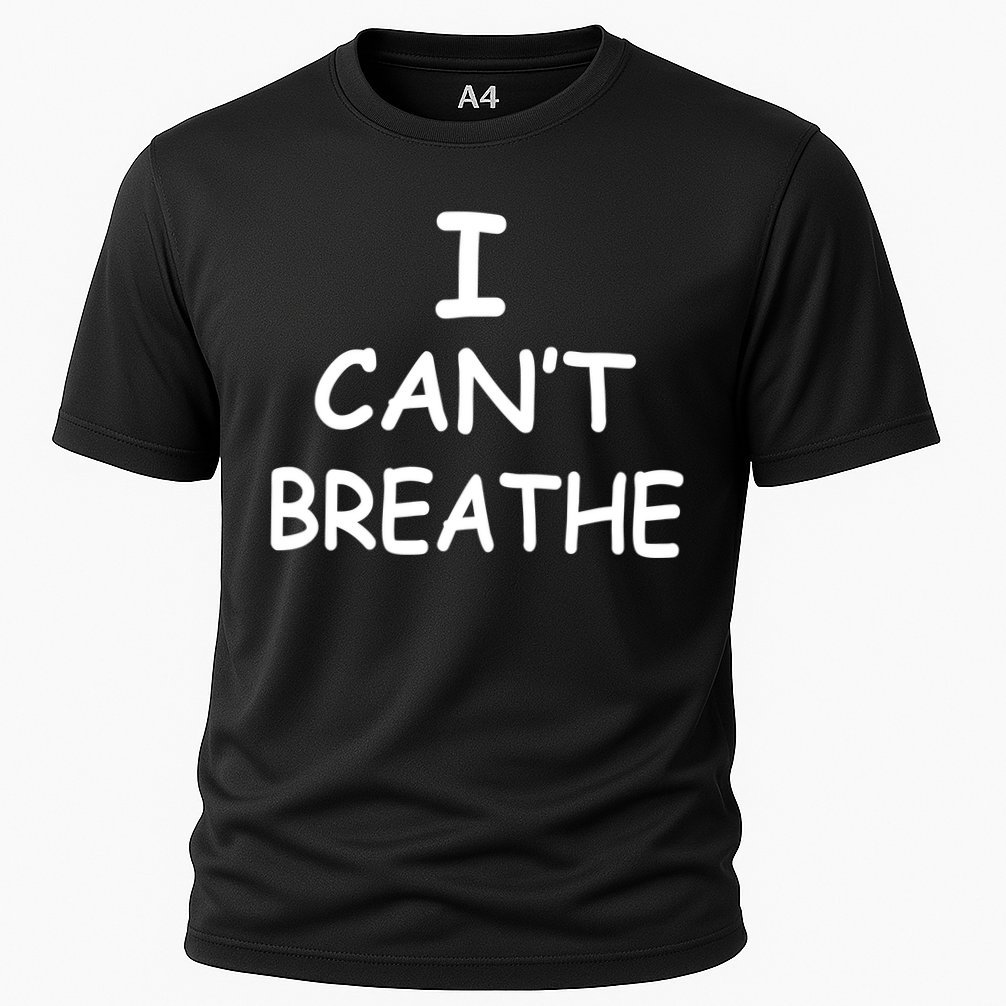 I Can't Breathe Protest Black Lives Matter Message Performance Shirt