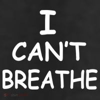 I Can't Breathe Protest Black Lives Matter Message 25L Jumbo Tote