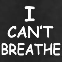I Can't Breathe Protest Black Lives Matter Message Golf Towel