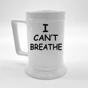 I Can't Breathe Protest Black Lives Matter Message Beer Stein