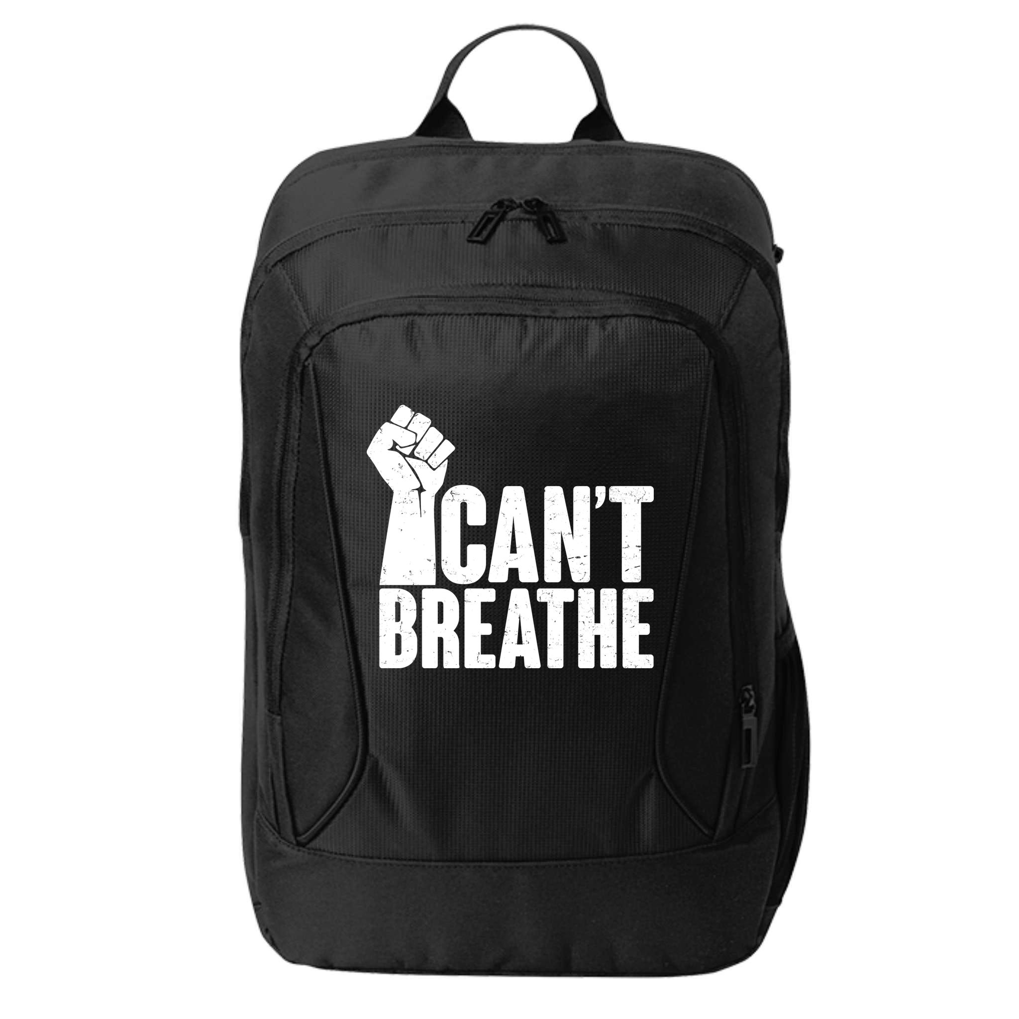 I Can't Breathe Protest Fist George Floyd City Backpack