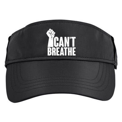 I Can't Breathe Protest Fist George Floyd Adult Drive Performance Visor