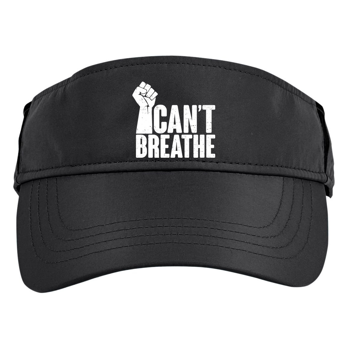 I Can't Breathe Protest Fist George Floyd Adult Drive Performance Visor