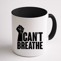 I Can't Breathe Protest Fist George Floyd Mug