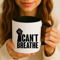 I Can't Breathe Protest Fist George Floyd Mug