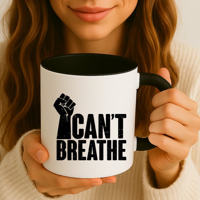 I Can't Breathe Protest Fist George Floyd Mug