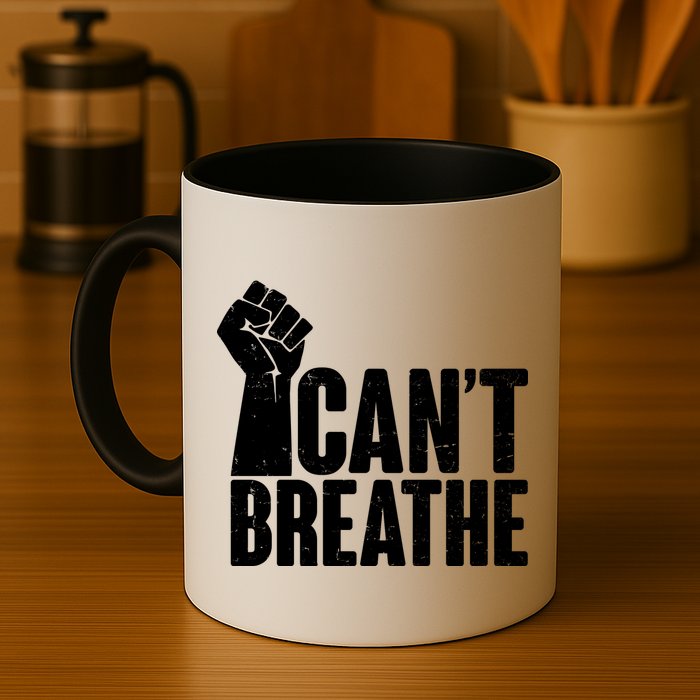 I Can't Breathe Protest Fist George Floyd Mug