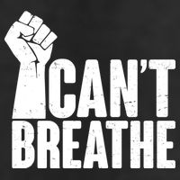 I Can't Breathe Protest Fist George Floyd Crop Fleece Hoodie