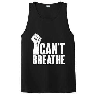 I Can't Breathe Protest Fist George Floyd PosiCharge Competitor Tank