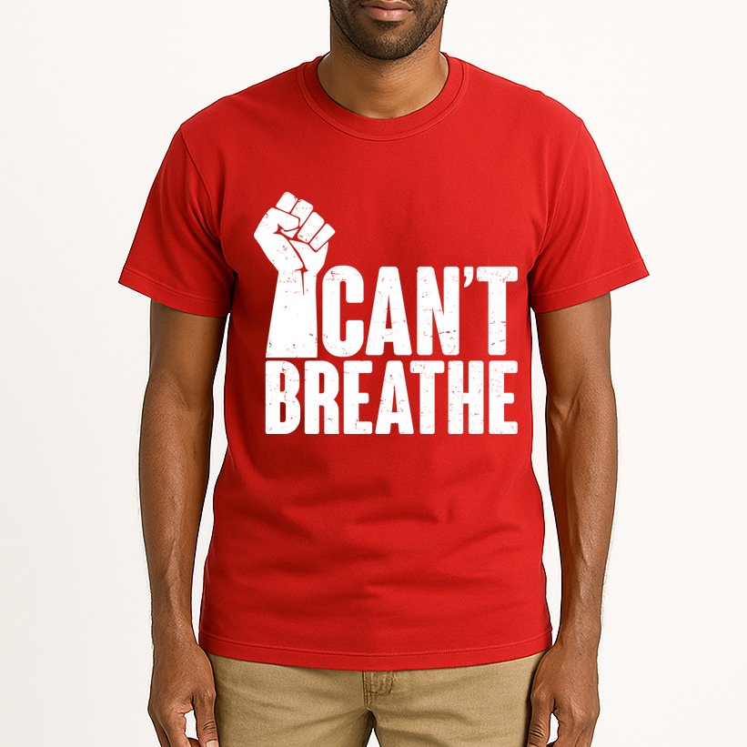 I Can't Breathe Protest Fist George Floyd Tall T-Shirt