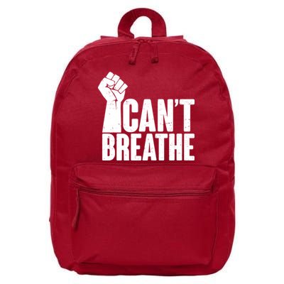 I Can't Breathe Protest Fist George Floyd 16 in Basic Backpack