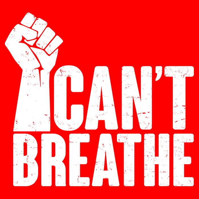I Can't Breathe Protest Fist George Floyd 16 in Basic Backpack