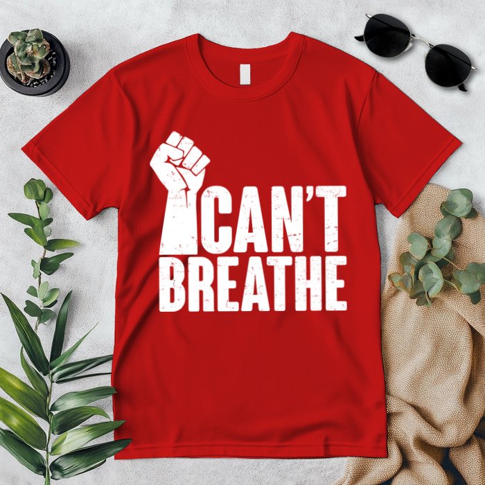 I Can't Breathe Protest Fist George Floyd Premium T-Shirt