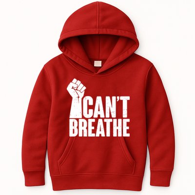I Can't Breathe Protest Fist George Floyd Kids Hoodie
