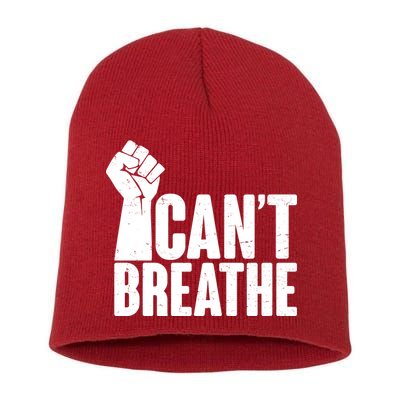 I Can't Breathe Protest Fist George Floyd Short Acrylic Beanie
