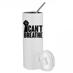 I Can't Breathe Protest Fist George Floyd Stainless Steel Tumbler