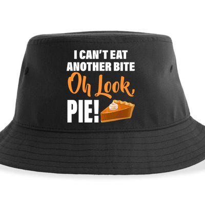 I Can't Eat Another Bite Oh Look PIE! Sustainable Bucket Hat