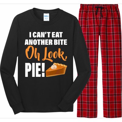 I Can't Eat Another Bite Oh Look PIE! Long Sleeve Pajama Set