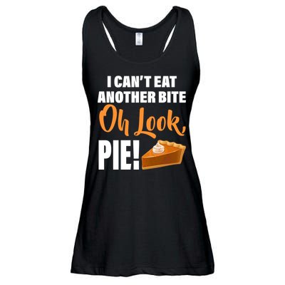 I Can't Eat Another Bite Oh Look PIE! Ladies Essential Flowy Tank