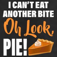 I Can't Eat Another Bite Oh Look PIE! Crop Fleece Hoodie