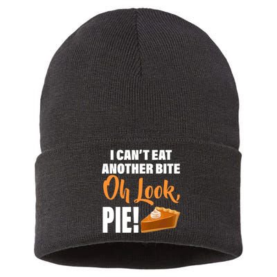 I Can't Eat Another Bite Oh Look PIE! Sustainable Knit Beanie