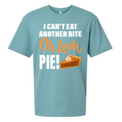 I Can't Eat Another Bite Oh Look PIE! Sueded Cloud Jersey T-Shirt