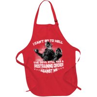 I Can't Go To Hell The Devil Has A Restraining Order Against Me Apron