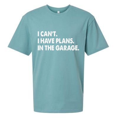 I Can't Have Plans In the Garage Sueded Cloud Jersey T-Shirt