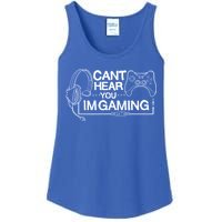 I Can't Hear You I'm Gaming Funny Gamer Ladies Essential Tank