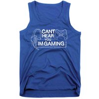 I Can't Hear You I'm Gaming Funny Gamer Tank Top