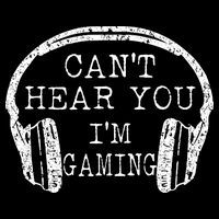 I Can't Hear You I'm Gaming Headphones Gamer 16 in Basic Backpack