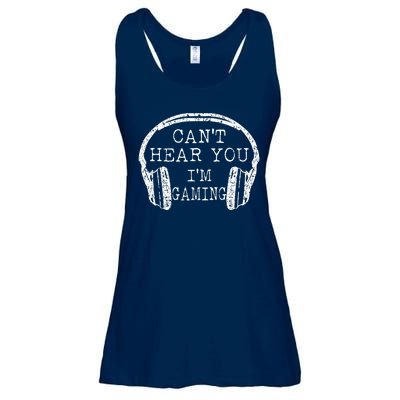 I Can't Hear You I'm Gaming Headphones Gamer Ladies Essential Flowy Tank