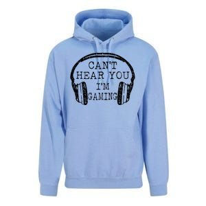 I Can't Hear You I'm Gaming Headphones Gamer Unisex Surf Hoodie