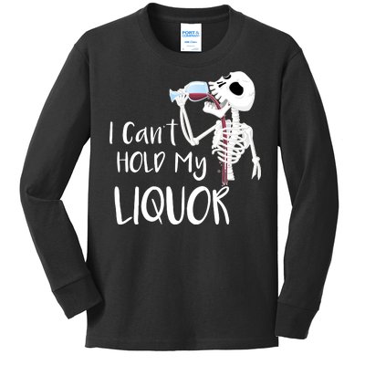 I Can't Hold My Liquor Kids Long Sleeve Shirt