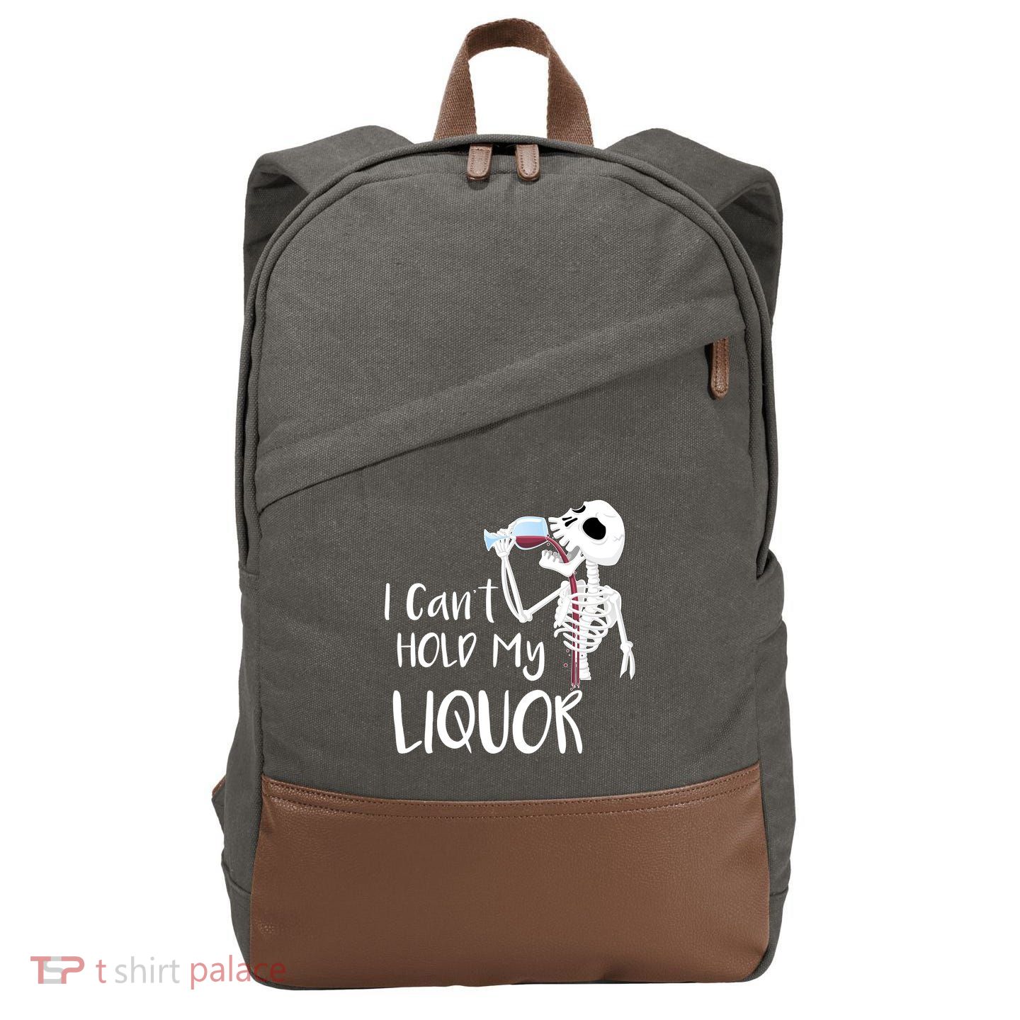 I Can't Hold My Liquor Cotton Canvas Backpack