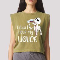 I Can't Hold My Liquor Garment-Dyed Women's Muscle Tee