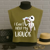 I Can't Hold My Liquor Garment-Dyed Women's Muscle Tee