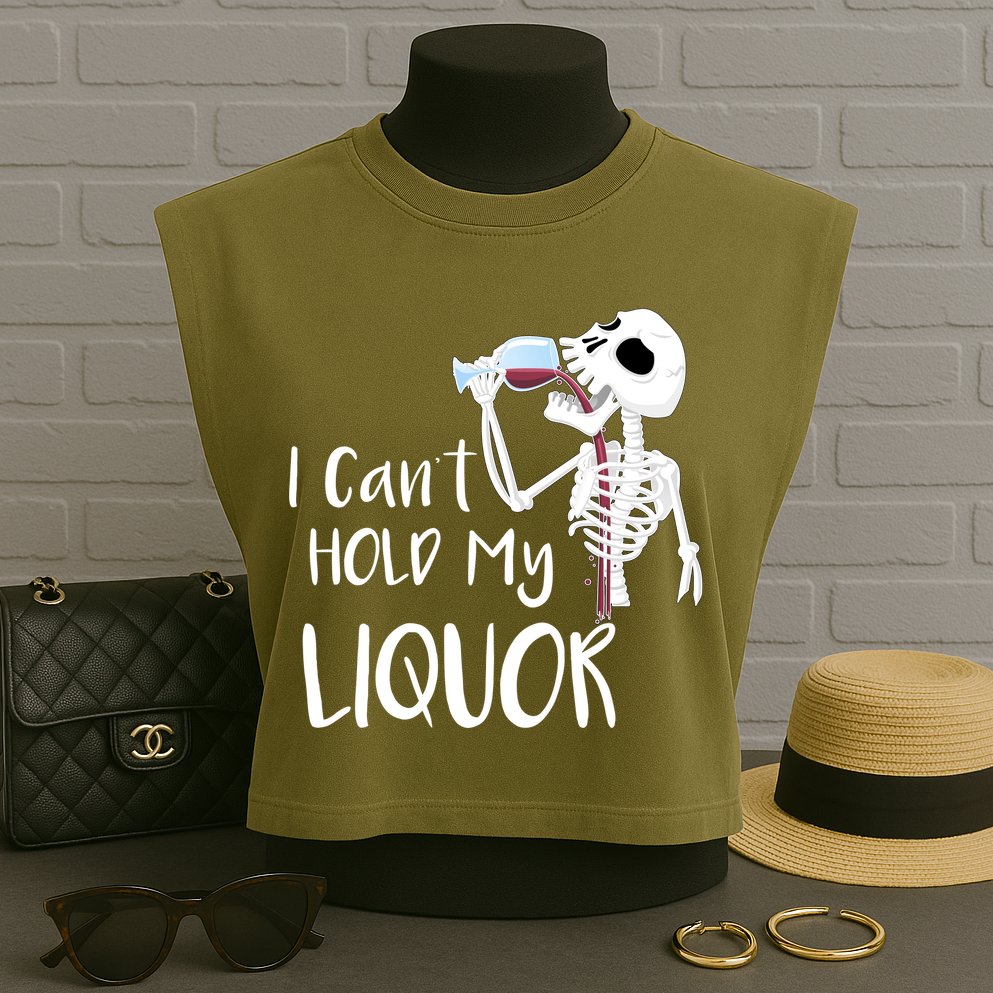 I Can't Hold My Liquor Garment-Dyed Women's Muscle Tee