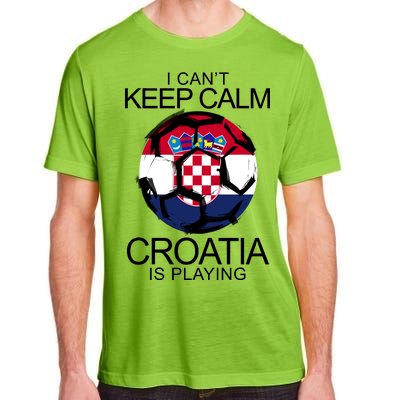 I Can't Keep Calm Croatia Is Playing Adult ChromaSoft Performance T-Shirt