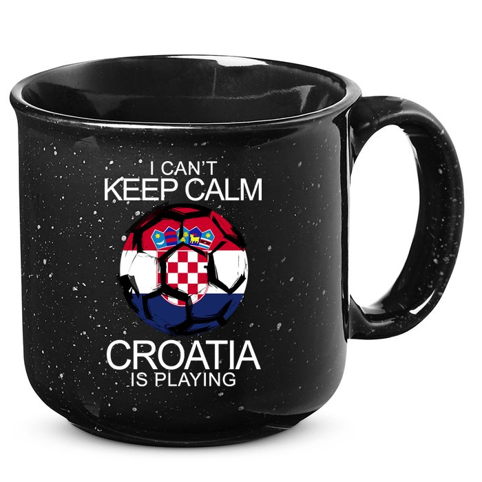 I Can't Keep Calm Croatia Is Playing 15oz Campfire Ceramic Mug