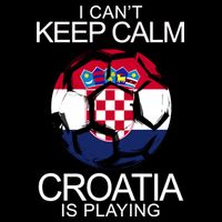 I Can't Keep Calm Croatia Is Playing Youth Performance Sprint T-Shirt