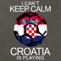 I Can't Keep Calm Croatia Is Playing Cotton Canvas Backpack