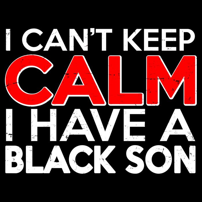 I Can't Keep Calm I Have A Black Son Baby Bodysuit
