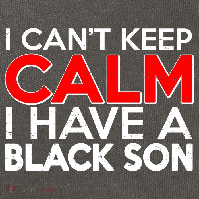 I Can't Keep Calm I Have A Black Son Cotton Canvas Backpack