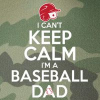 I Can't Keep Calm I'm A Baseball Dad Legacy Tie Dye Trucker Hat