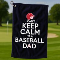 I Can't Keep Calm I'm A Baseball Dad Golf Towel