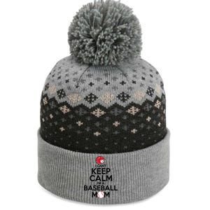 I Can't Keep Calm I'm A Baseball Mom The Baniff Cuffed Pom Beanie