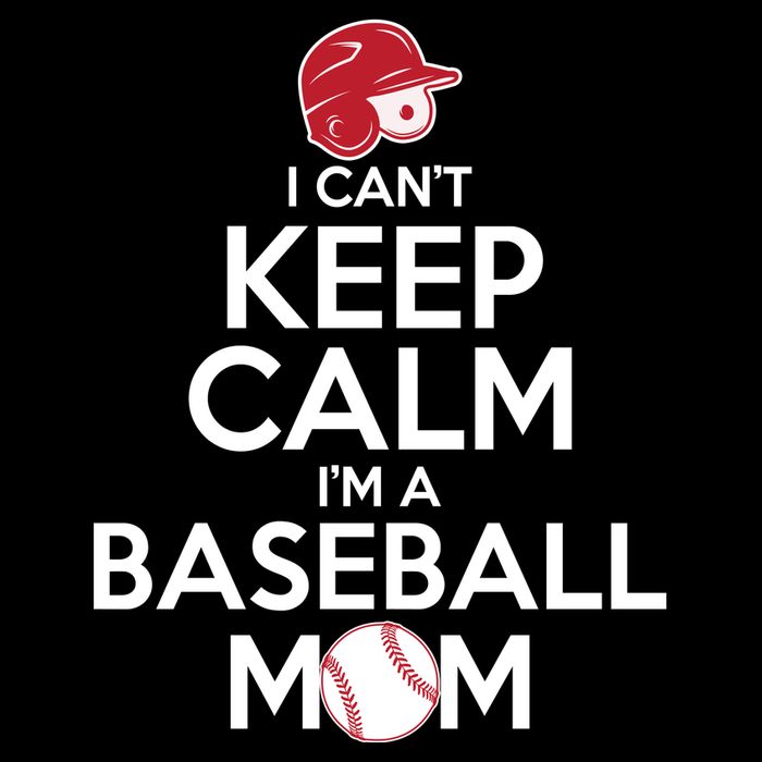I Can't Keep Calm I'm A Baseball Mom Youth Performance Sprint T-Shirt